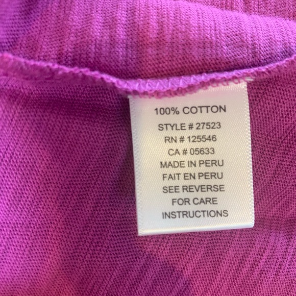 Habitat magenta plum long sleeve cowl neck NEW Medium Cotton - Picture 6 of 10